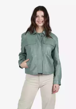 Кожаная куртка Freaky Nation "Adele-FN", цвет Jade