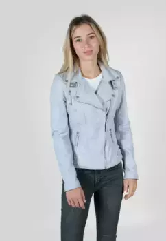 Кожаная куртка Freaky Nation "Biker Princess", синий