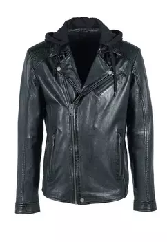 Кожаная куртка Freaky Nation, черный