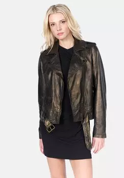 Кожаная куртка Freaky Nation, черный