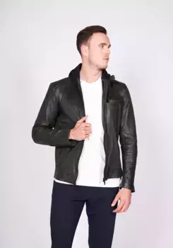 Кожаная куртка Freaky Nation "Get Start-FN", зеленый