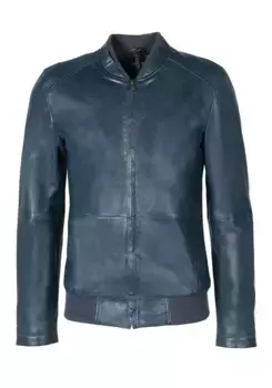 Кожаная куртка Freaky Nation "Йорик", синий