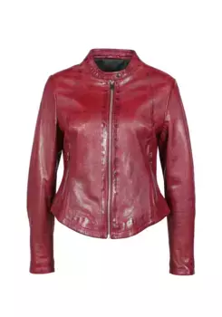 Кожаная куртка Freaky Nation "Maily-FN", красный