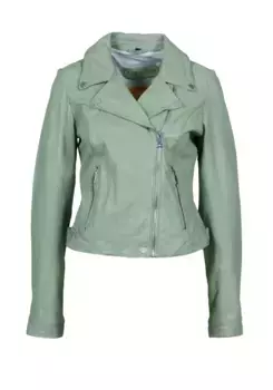 Кожаная куртка Freaky Nation "Savannah-FN", зеленый