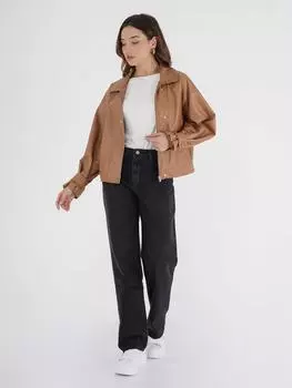 Кожаная куртка Freshlions, кэмел