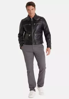 Кожаная куртка FURNIQ UK, черный