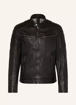 Кожаная куртка gbderry Gipsy, черный