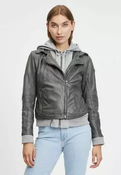 Кожаная куртка Gipsy, антрацит