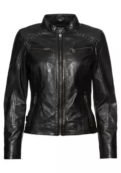Кожаная куртка Gipsy by Mauritius Between-Season Jacket, черный