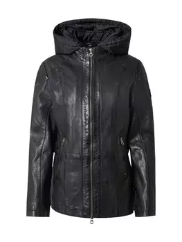 Кожаная куртка Gipsy by Mauritius Between-Season Jacket Allmut, черный