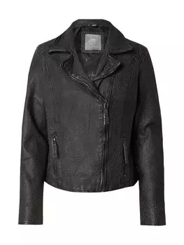 Кожаная куртка Gipsy by Mauritius Between-Season Jacket Animala, антрацит