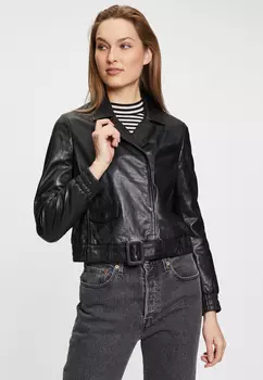 Кожаная куртка Gipsy G2WBejda SF LABRIV, молочно черный