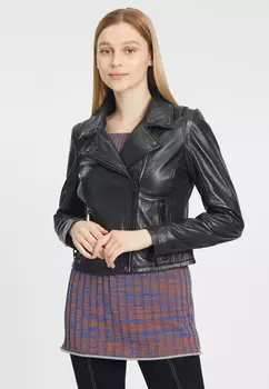 Кожаная куртка Gipsy G2wdalina Sf, молочно черный
