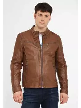 Кожаная куртка Gipsy, коричневый