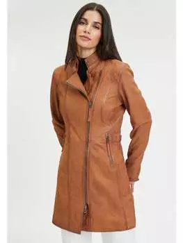 Кожаная куртка Gipsy, коричневый