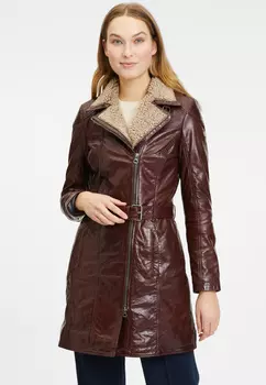 Кожаная куртка Gipsy Ledermantel Gwtamina Rf, коричневый