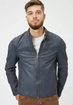 Кожаная куртка GMHIET SF Gipsy by Mauritius, синий