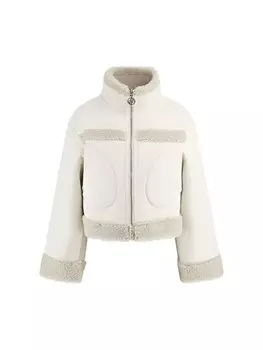 Кожаная куртка GUESS Between-Season Jacket, белый