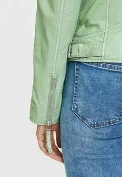 Кожаная куртка GWLOREEN Gipsy by Mauritius, зеленый