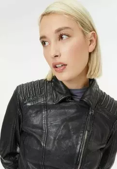 Кожаная куртка GWPEKKA Gipsy by Mauritius, черный