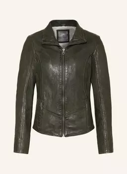 Кожаная куртка Gwwany Gipsy, зеленый