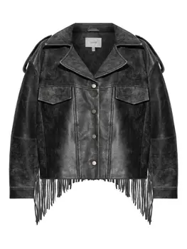 Кожаная куртка GZjaggy Gestuz, черный