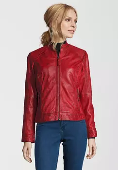 Кожаная куртка H.I.S SALENA, красный