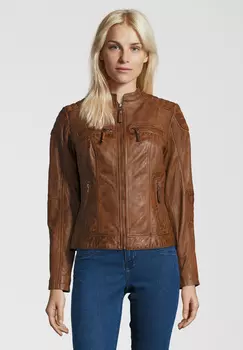 Кожаная куртка H.I.S SALINA, коньячный