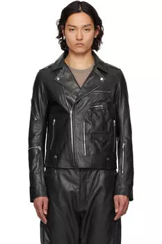 Кожаная куртка Hollywood bauhaus stooges Rick Owens, черный