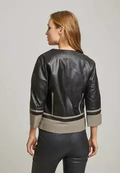 Кожаная куртка Ikigai The City, черный