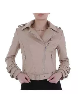 Кожаная куртка Ital-Design Jacke, бежевый