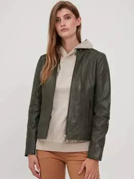 Кожаная куртка из натуральной кожи Fransa, зеленый