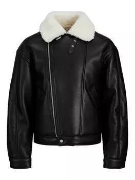 Кожаная куртка JACK & JONES Between-Season Jacket JORNOHO, черный