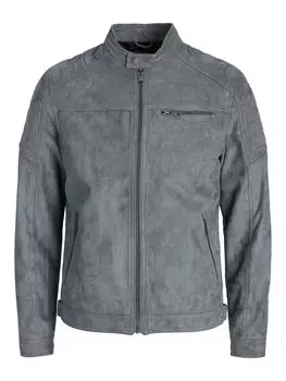 Кожаная куртка Jack & Jones Kunstleder Jacke Biker Blouson Bomber bergangsjacke JJEROCKY, светло зеленый