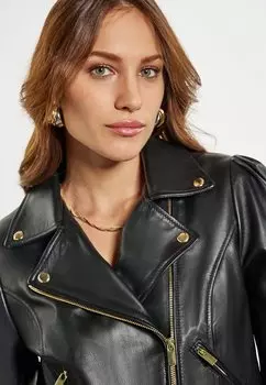 Кожаная куртка JACKE faina, черный