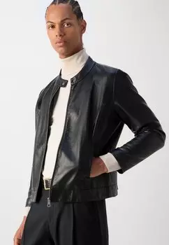 Кожаная куртка Jacket Lindbergh, черный