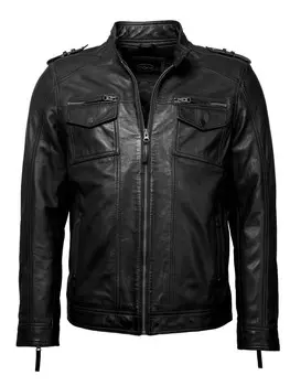 Кожаная куртка JCC 1101019 2, черный