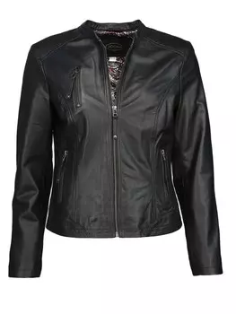 Кожаная куртка JCC 125302, черный