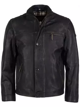 Кожаная куртка JCC 1416, черный