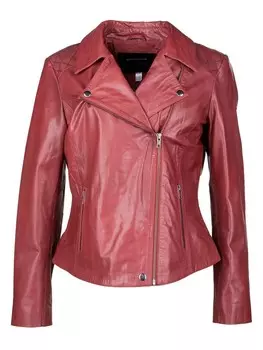 Кожаная куртка JCC 1703, красный