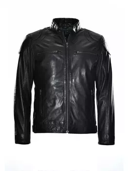 Кожаная куртка JCC 31020350, черный