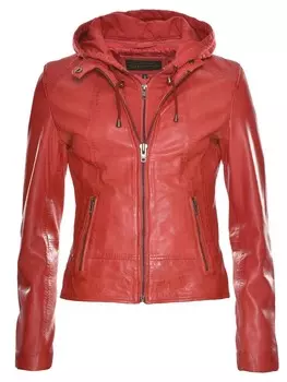 Кожаная куртка JCC 31020359, красный