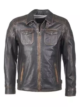 Кожаная куртка JCC 3102074, черный