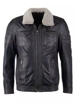 Кожаная куртка JCC 3102102, черный