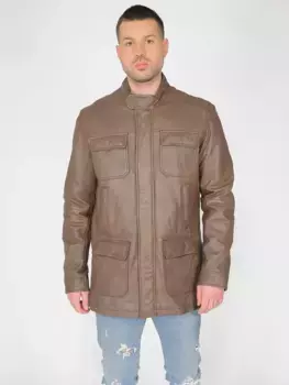Кожаная куртка JCC "3102160", коричневый