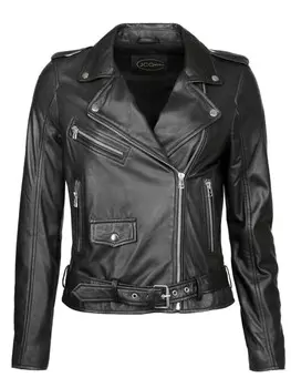 Кожаная куртка JCC 31021621, черный