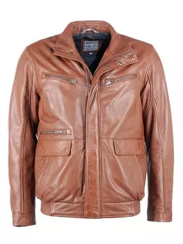 Кожаная куртка JCC 3102162, цвет brandy