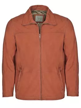 Кожаная куртка JCC 31022147, цвет brick