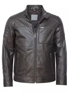Кожаная куртка JCC 31023636, темно-коричневый