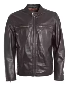 Кожаная куртка JCC "31024031", черный